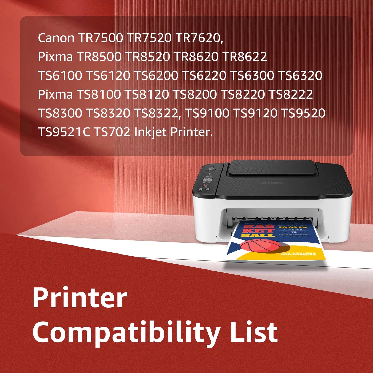 280XXL Ink Cartridge Replacement for Canon PGI-280XXL PGI 280 XXL Compatible with PIXMA TR7520 TR8520 TS6120 TS6220 TS8120 TS8220 TS9120 TS9520 TS9521C Printer (2 PGBK)